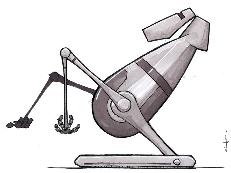 Robohands | Pens and markers on paper