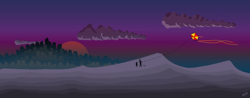 Kite | Digital illustration