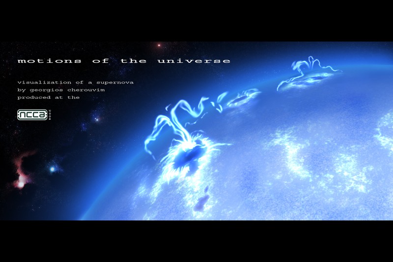 Motions of the Universe | Cover image for university project 3D animation | Uk | Bournemouth