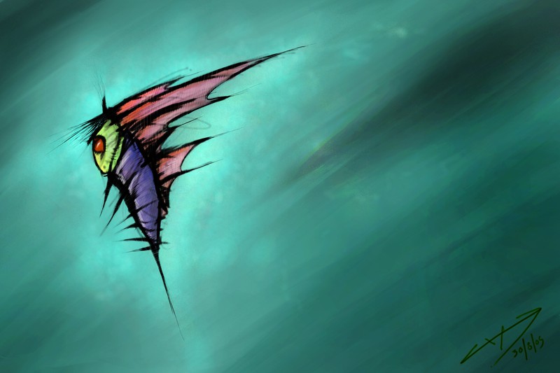 Fly | Digital illustration | Greece | Athens