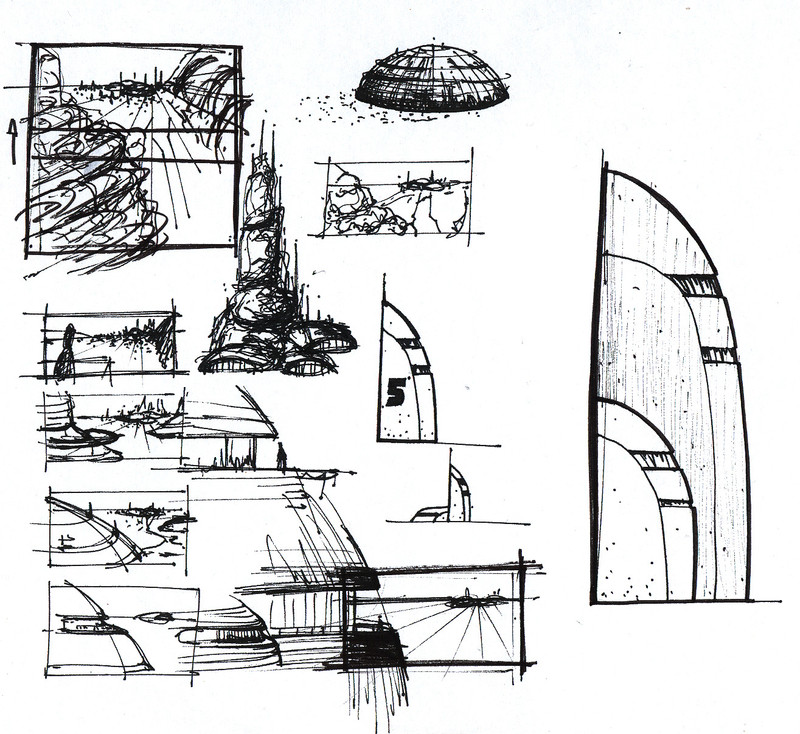 Buildings | Pen on paper | Greece | Athens