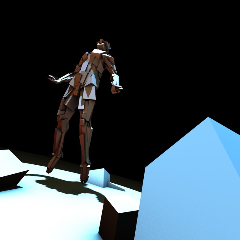 Floating Man | 3D character