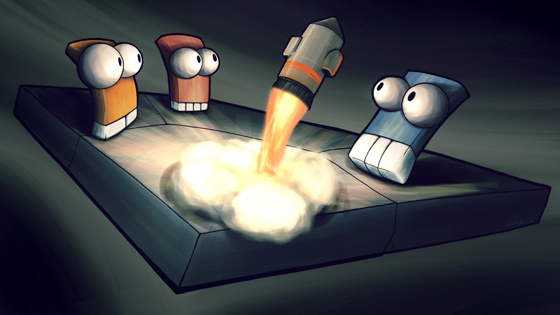 Rocket Launch | Digital illustration | Greece | Athens