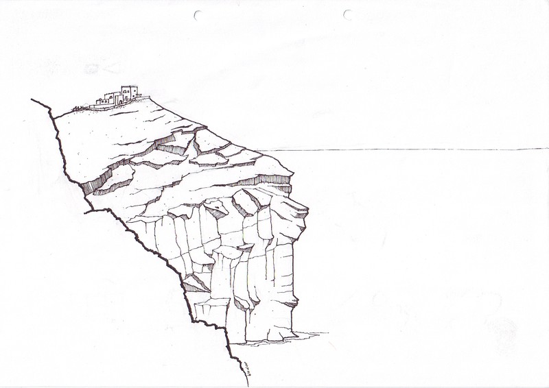 Santorini | Pen on paper