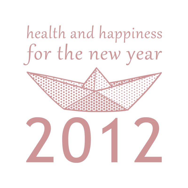 New Year's card | Digital illustration for screen printing