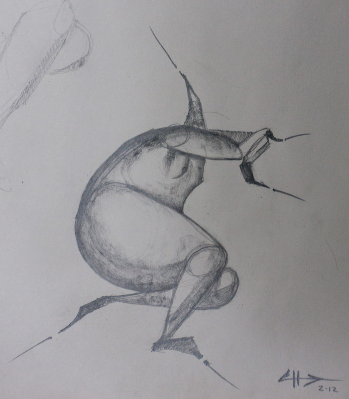 figure | 15x20cm pencil on paper