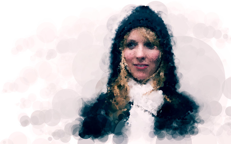 Stephanie | Digitally created image using Processing.