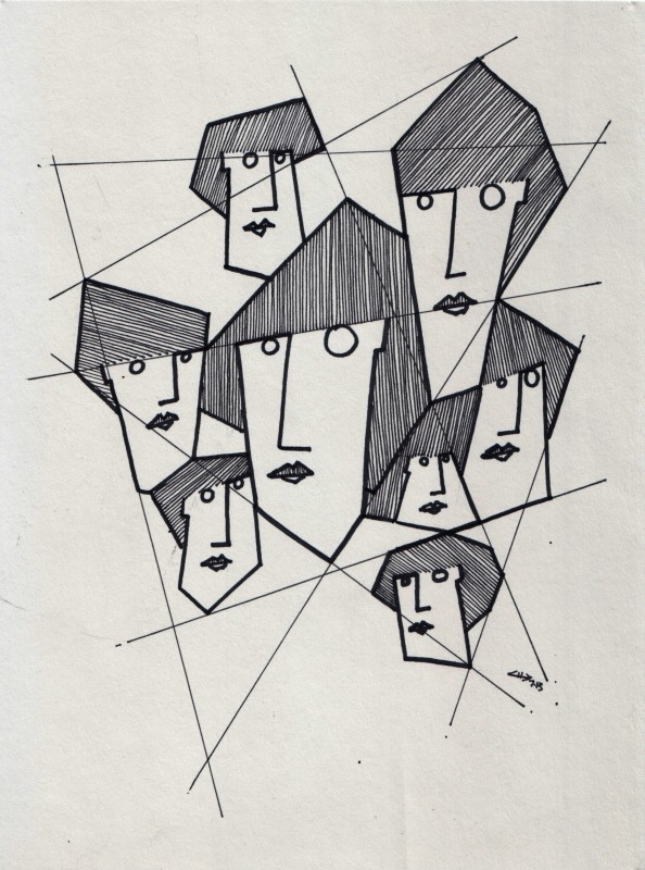 8 sisters | 21x28cm, markers on paper | Greece | Attiki | Athens | Ilioupoli