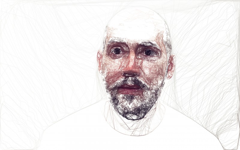 Jason | Digitally created images based on photograph using custom made brushes in Processing.