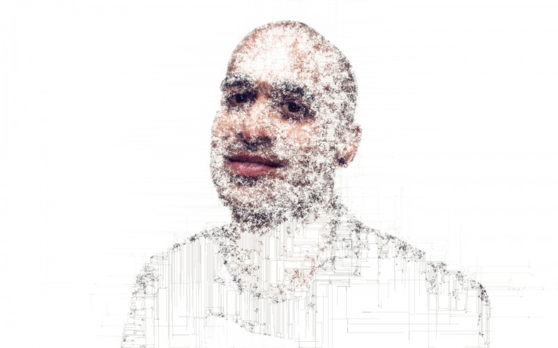 Kunal | Digitally created images based on photograph using custom made brushes in Processing.