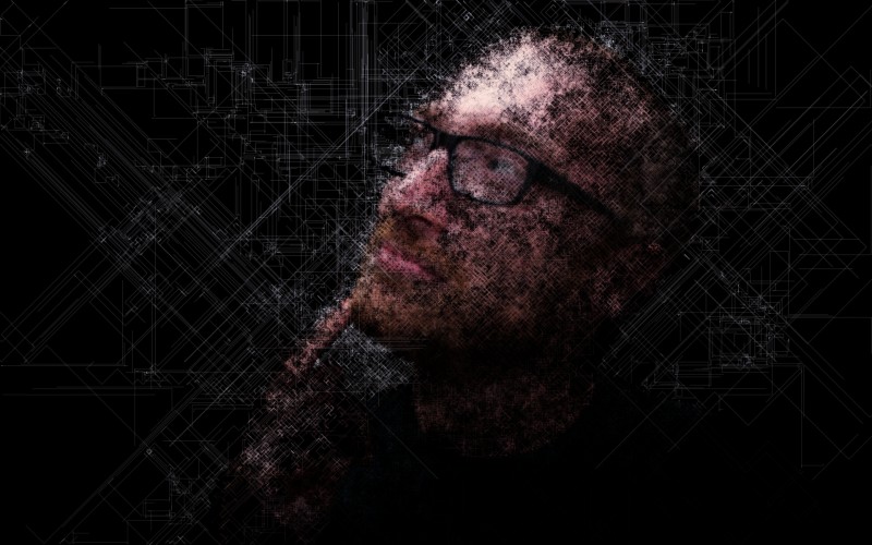 Mark | Digitally created images based on photograph using custom made brushes in Processing.