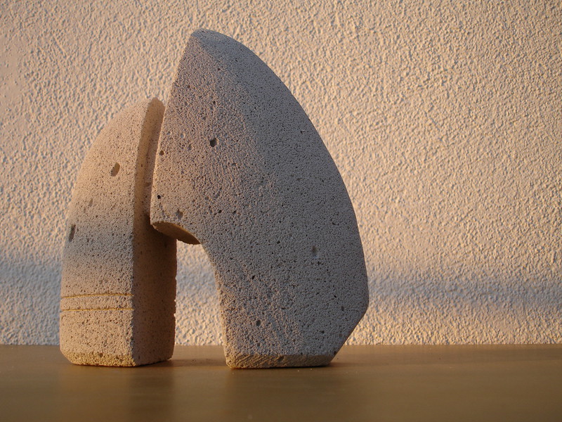 Abstract | 30cm Perlite block. Side view