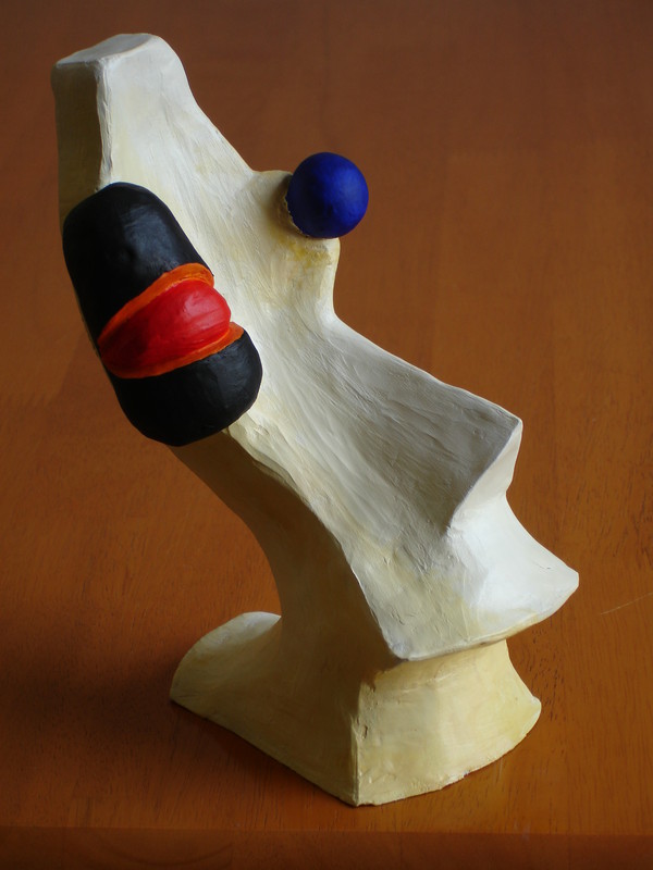 Head | 20cm clay painted with acrylics