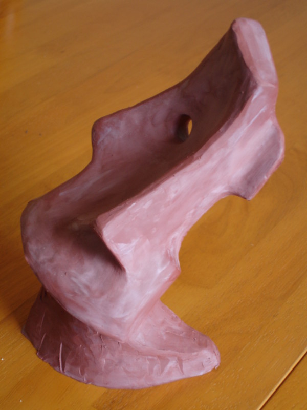 Split face WIP | 20cm, clay