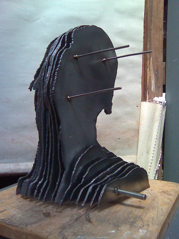 George | Welding the plates together