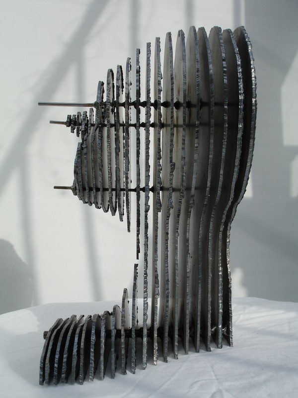 George | 35cm steel. Side view