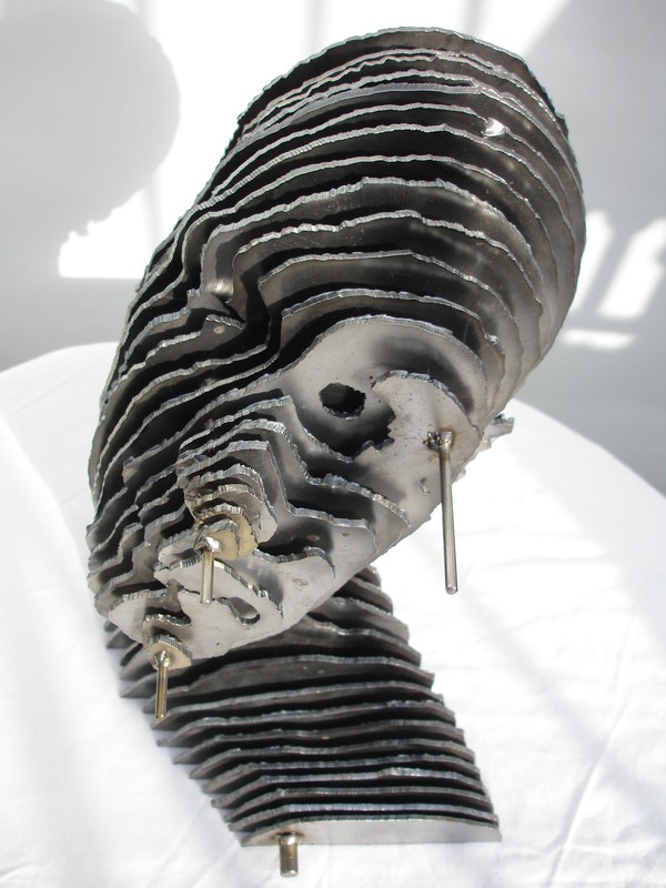 George | 35cm steel. Top view