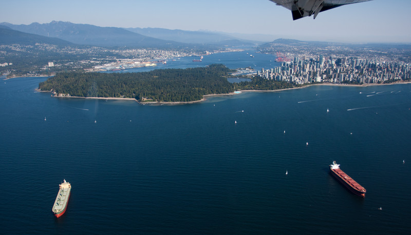 Vancouver from above