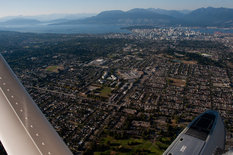 Seaplane | Aproaching Vancouver