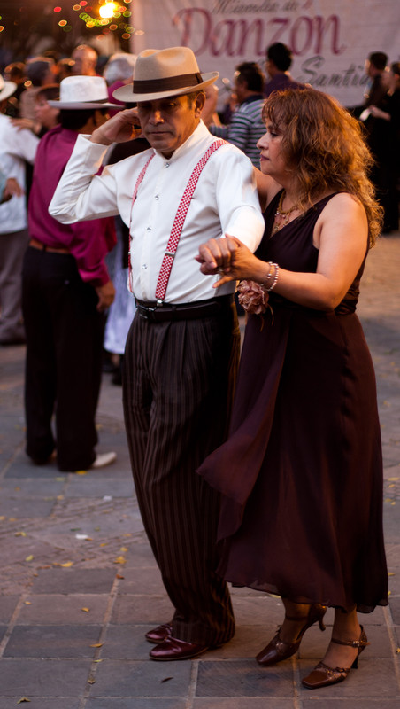 Dancing | at Oaxaca Zocalo square