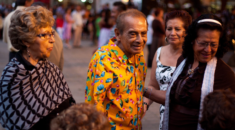Dancing | at Oaxaca Zocalo square