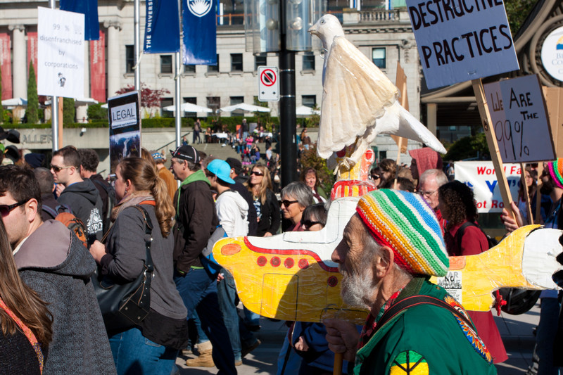 Occupy Vancouver | Yellow submarine