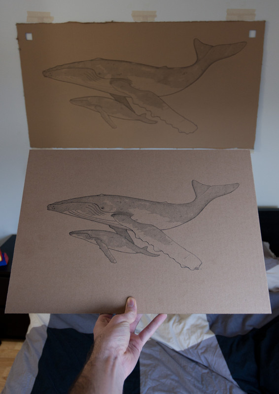 Mother and Son | 1/3 scale down redraw