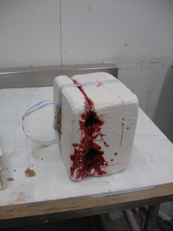 Conqueror wip | Fill the mold with wax and empty it out several times, until a thick shell of wax is build