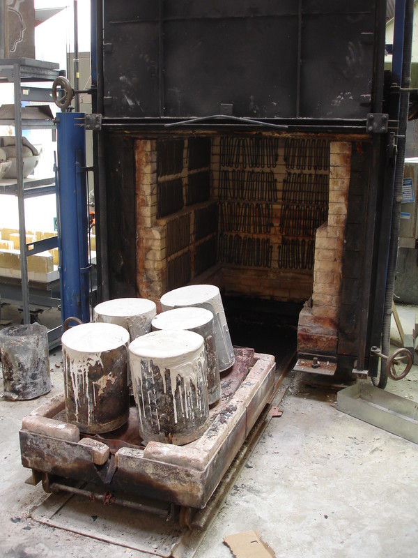 Conqueror wip | Put it in the kiln for a week to melt all the wax