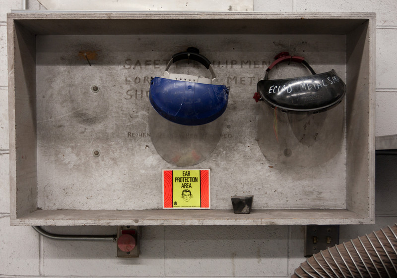 Protection | At Emily Carr University metal workshop