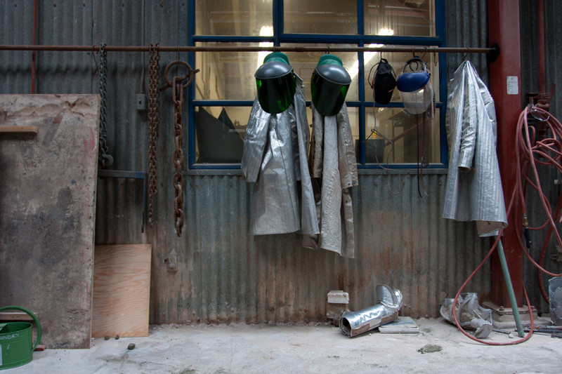 Protective clothes | At Emily Carr University metal workshop