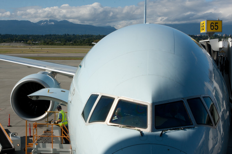 Waiting for take off