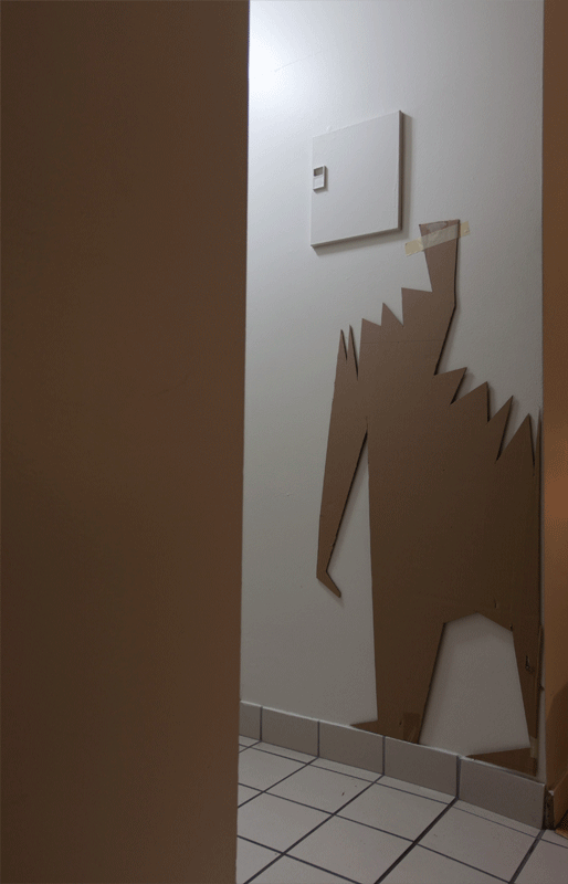 figure | 163x60cm, cardboard