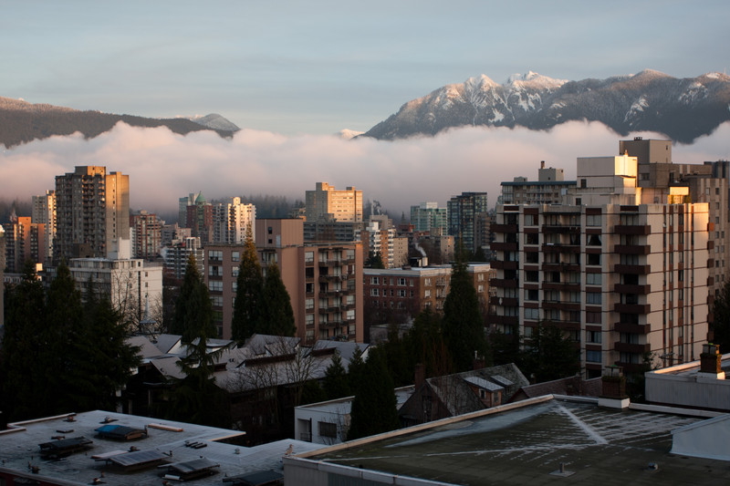 Morning Inversion | West End Vancouver