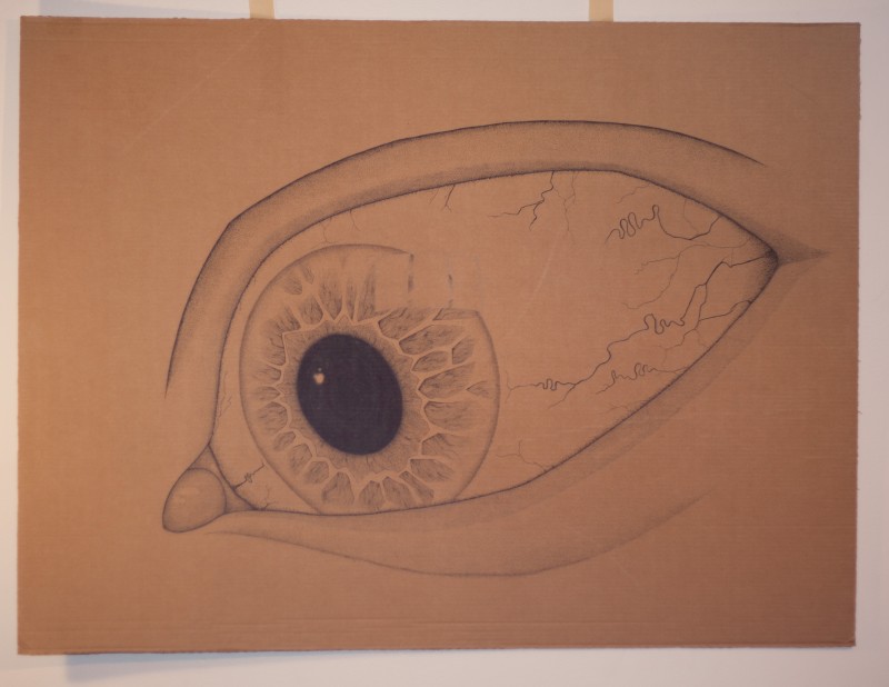 Work in Progress | 125x95cm markers on containerboard