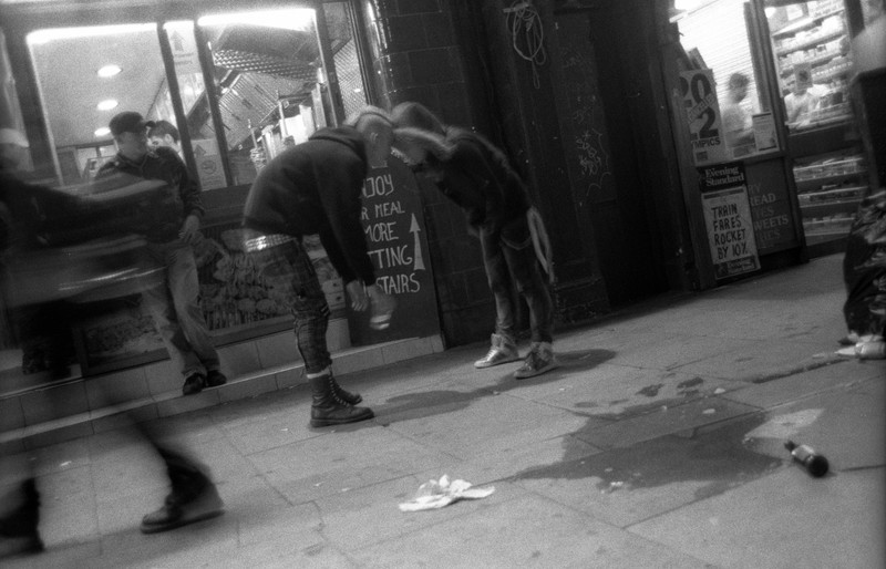 Camden Town | outside the tube station at midnight