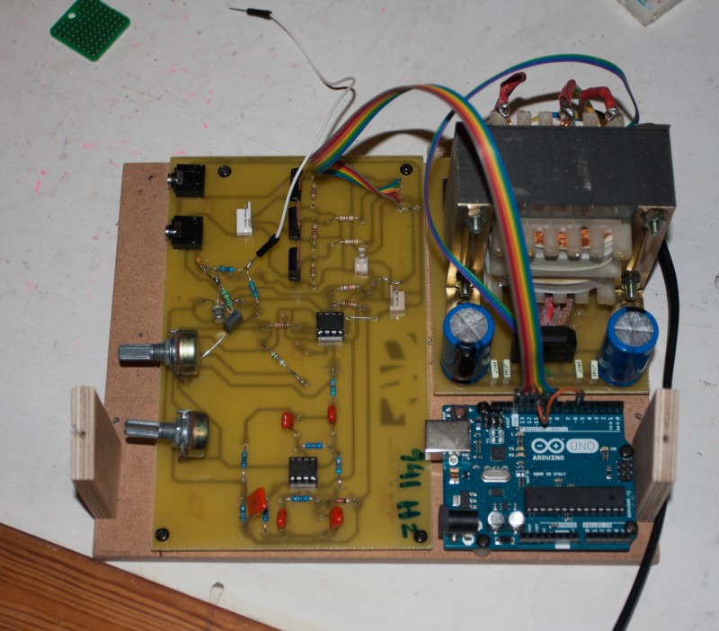 Three parts of the module | Power supply, arduino, audio tone detection board