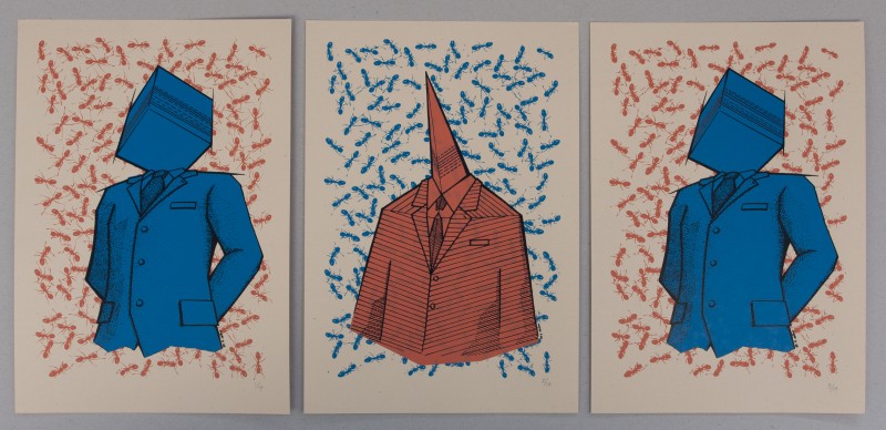 Binary Speech | 23x33cm, series of 14 silkscreen prints | ch3