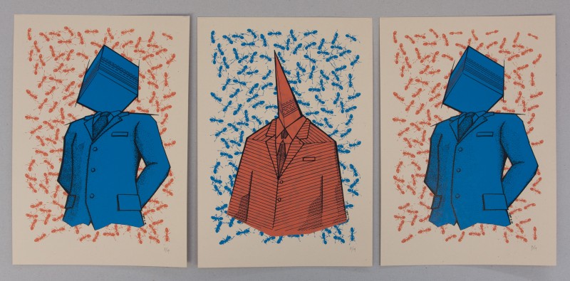 Binary Speech | 23x33cm, series of 14 silkscreen prints | /co