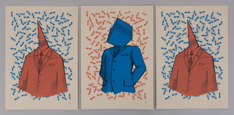 Binary Speech | 23x33cm, series of 14 silkscreen prints | mma