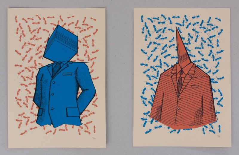 Binary Speech | 23x33cm, series of 14 silkscreen prints | nd