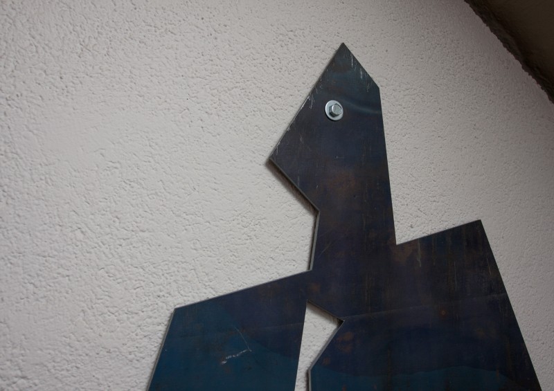 Mesazon | 70x100cm, 5mm iron plate, lazer cut