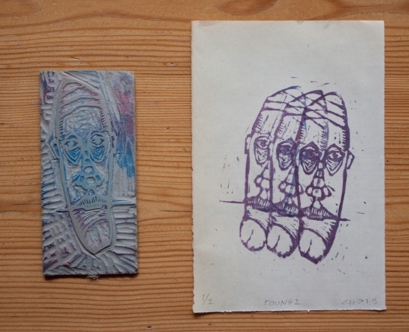 Gounis | Linocut 10x14cm