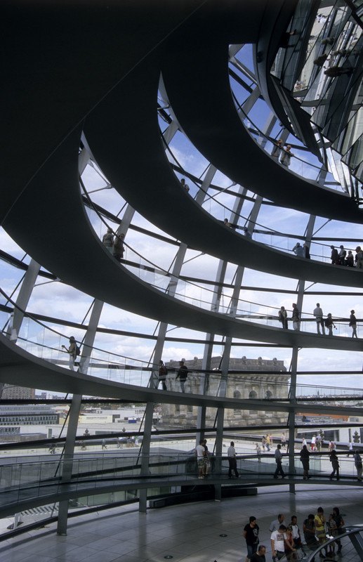 Reichstag dome | At the roof of the parliament