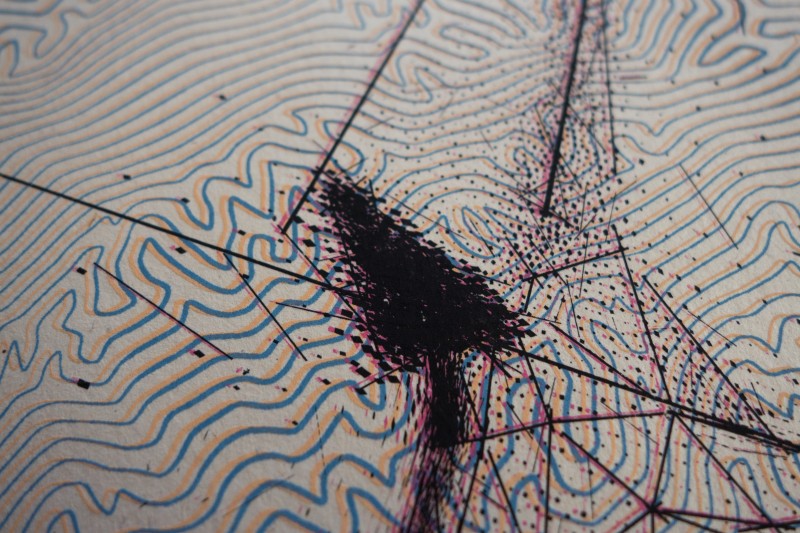 Fighter - print | 35x50cm, Limited edition silkscreen print on 190 and 300 grams paper, using 120TPI gauze.