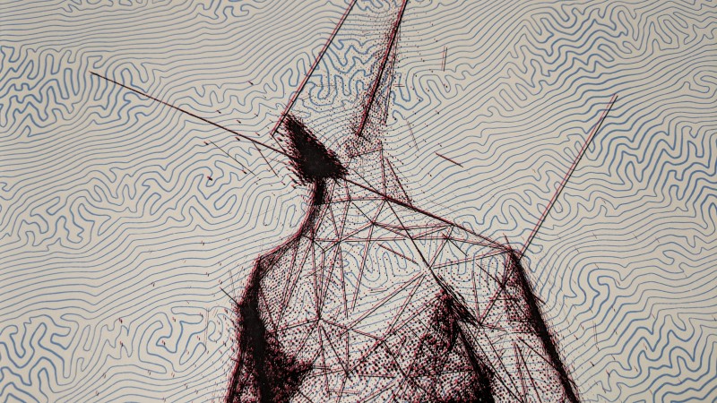 Fighter - print | 32x24cm, silkscreen print - detail